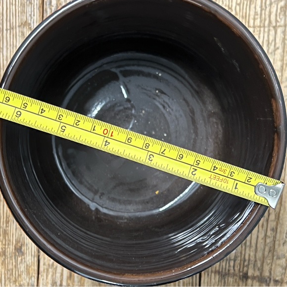 Italy, Made in. Bitossi (?) Burnt Orange with brown interior. MCM, later? - Picture 10 of 11